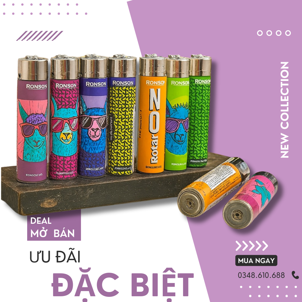Bật lửa V16 - Thùng 600 cái