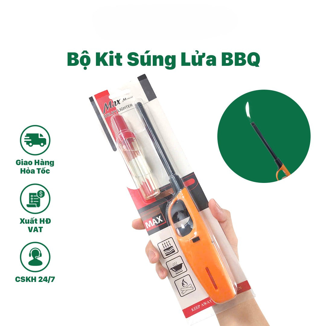 Set mồi lửa BBQ mã 1232 - Thùng 144 cây