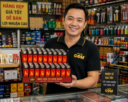 Bật Lửa Đá Lửa 12 Con Giáp Cho Đại Lý