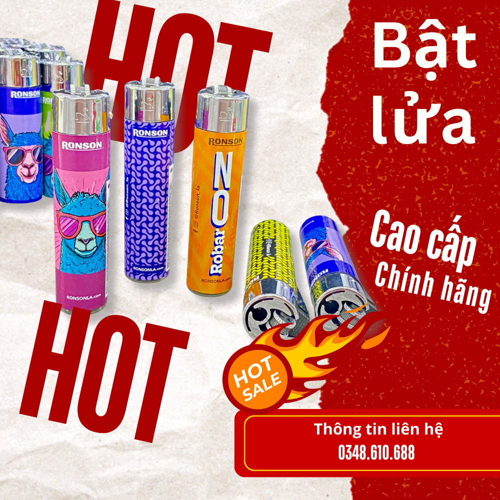 Bật lửa V16 - Thùng 600 cái
