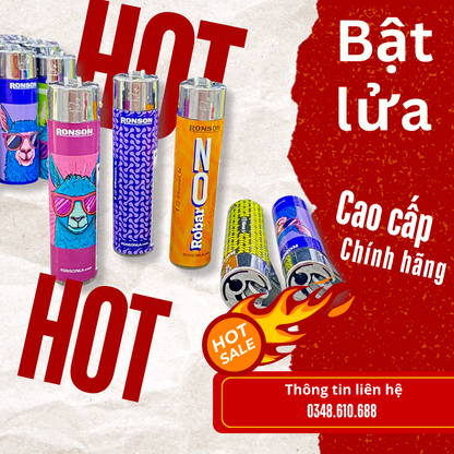 Bật lửa V16 - Thùng 600 cái