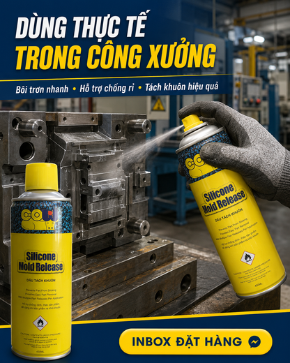 Bình xịt tách khuôn – chống rỉ – bôi trơn chuyên dụng - Bình 450ml