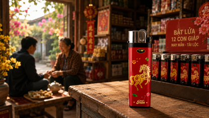 Bật Lửa Đá Lửa 12 Con Giáp Cho Đại Lý