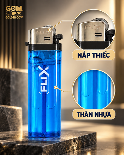 HỘP QUẸT ĐÁ FLIX AS209 – HÀNG VIỆT NAM TIÊU CHUẨN XUẤT KHẨU - 1 thùng 1000 cái