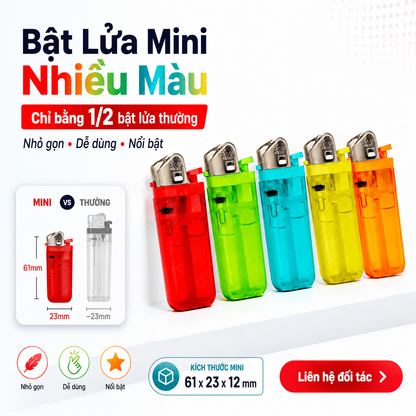 Bật lửa đá mini V5EB