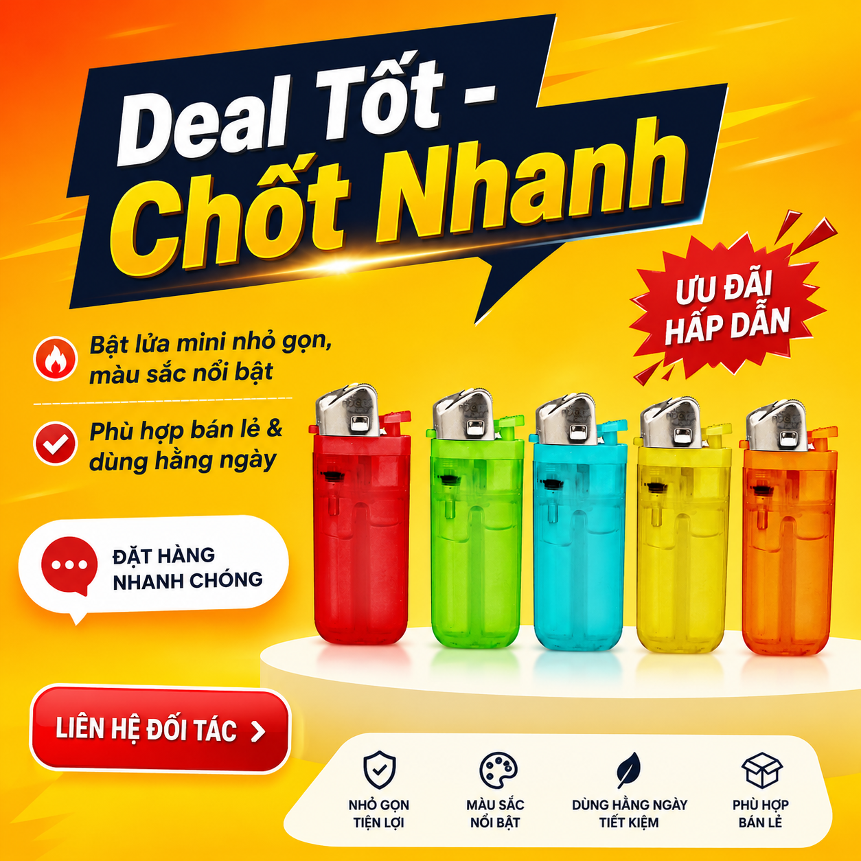 Bật lửa đá mini V5EB