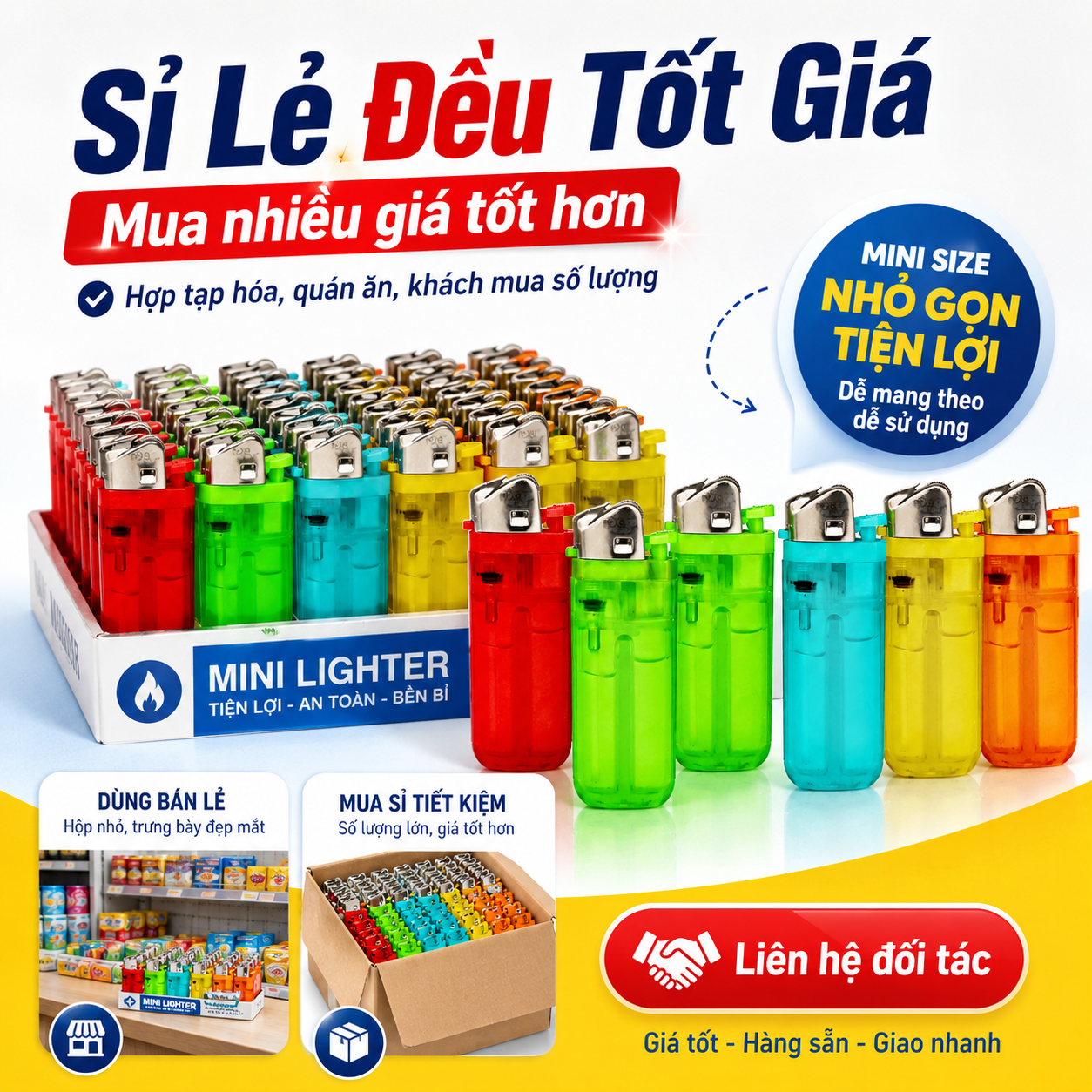Bật lửa đá mini V5EB