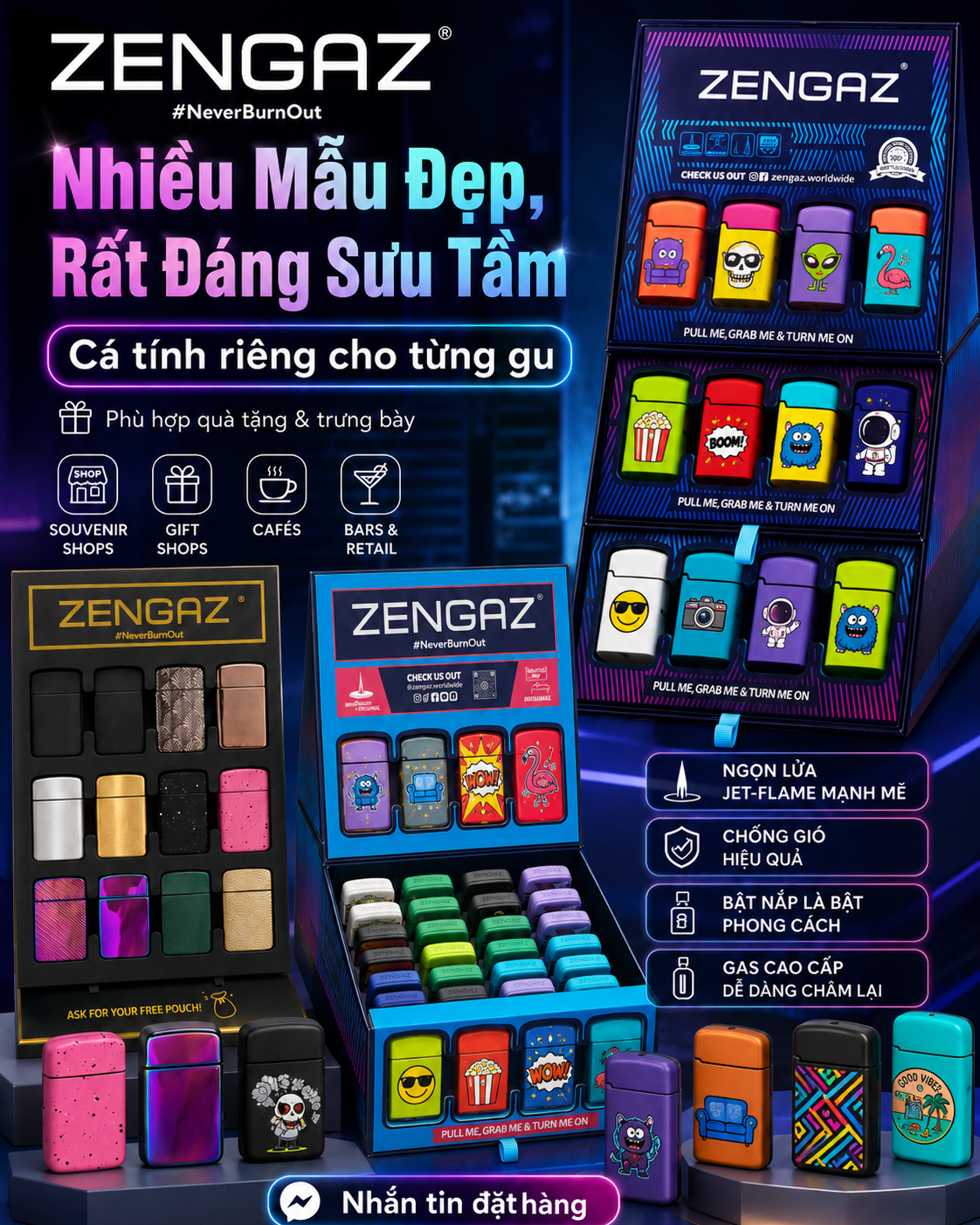 Zengaz - bật lửa đẳng cấp