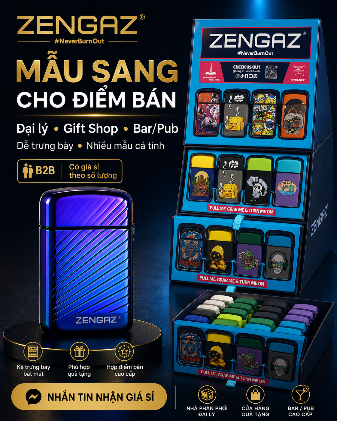 Zengaz - bật lửa đẳng cấp
