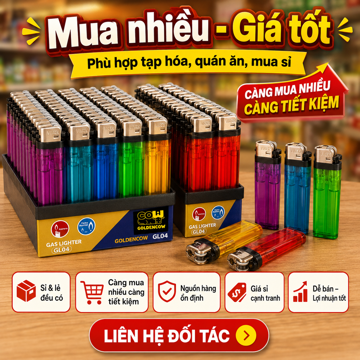 a. Hộp quẹt đá, nhựa trong tinh khiết (không sạc) giá rẻ GL04