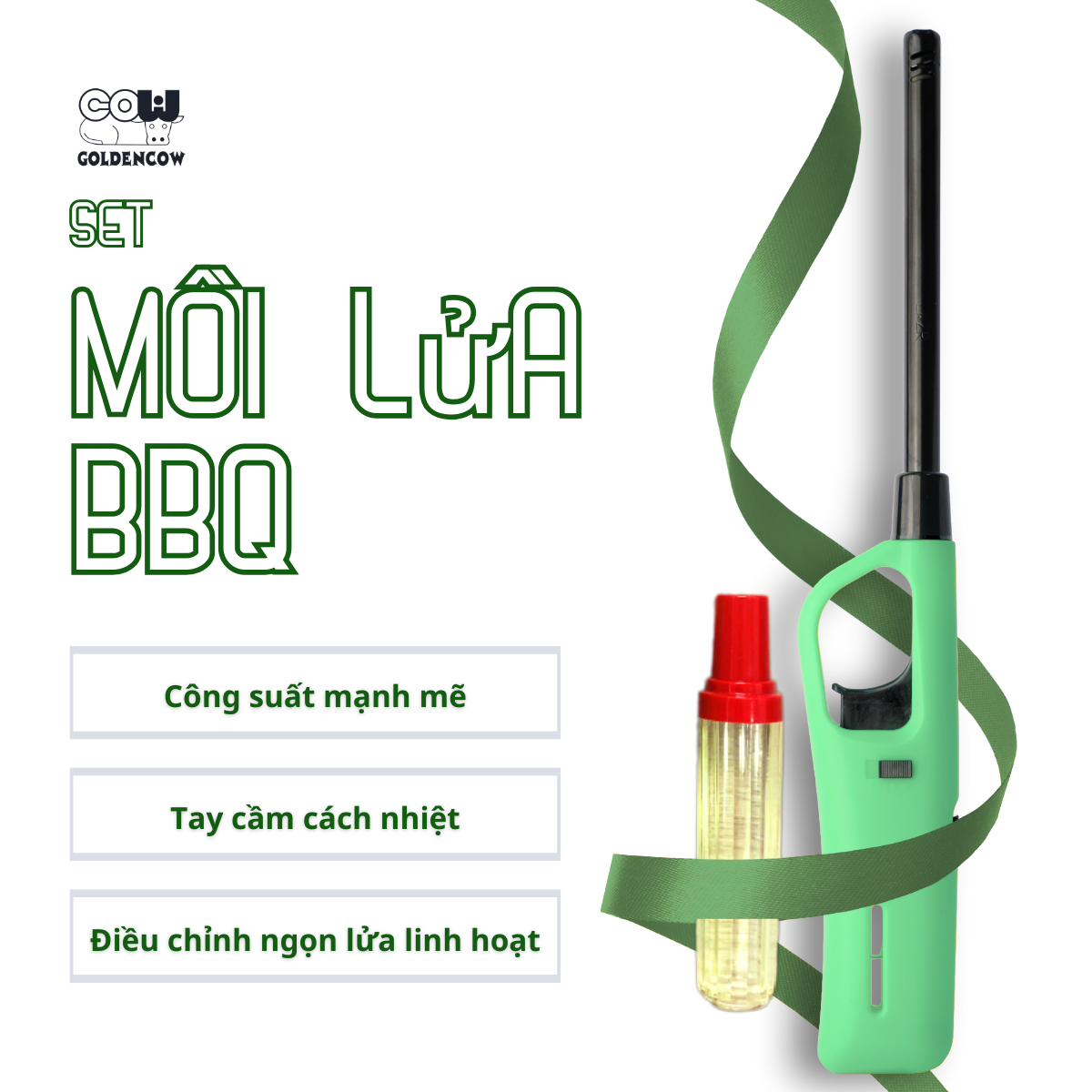 Set mồi lửa BBQ mã 1232 - Thùng 144 cây