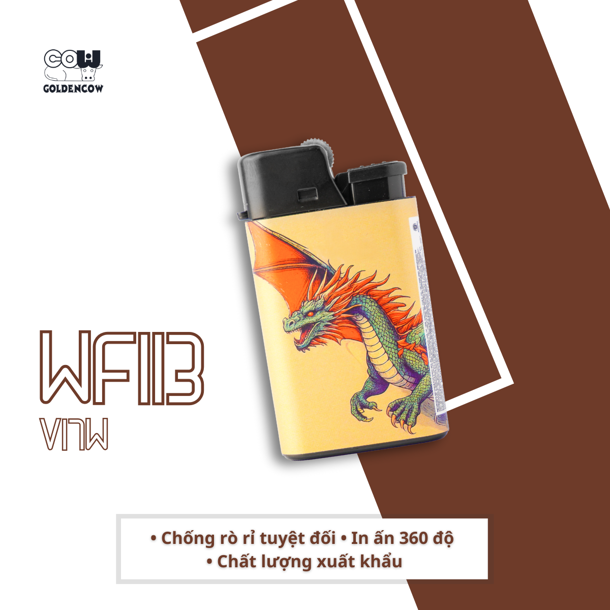 Bật lửa V17W - Thùng 600 cái