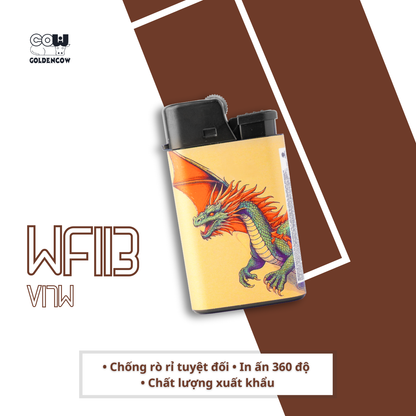 Bật lửa V17W - Thùng 600 cái