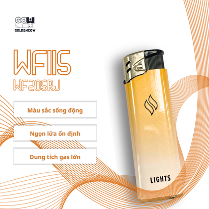 Bật lửa khò chống gió cao cấp WF205RJ - Phiên bản Pastel