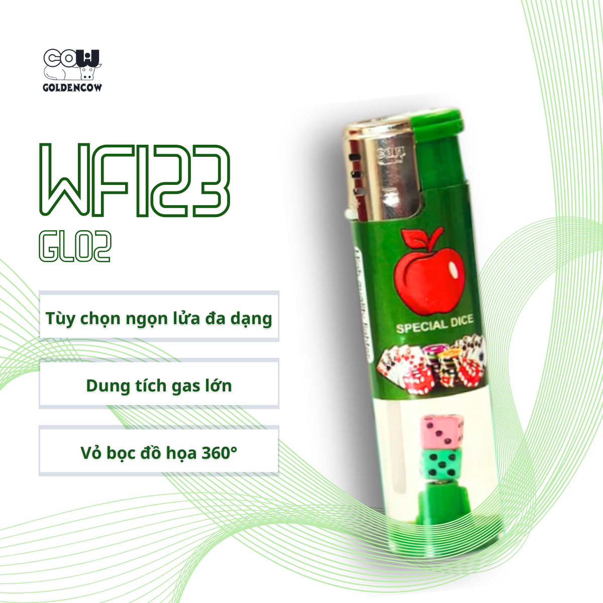 a. Bật lửa khò Xí Ngầu (tái sạc) GL02