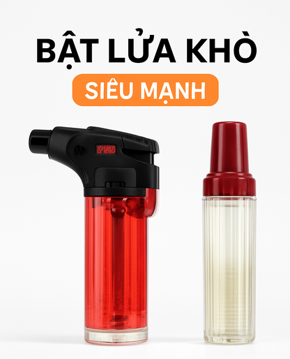 Cây khò gas mini (tái sạc) Con Bò Vàng GL05