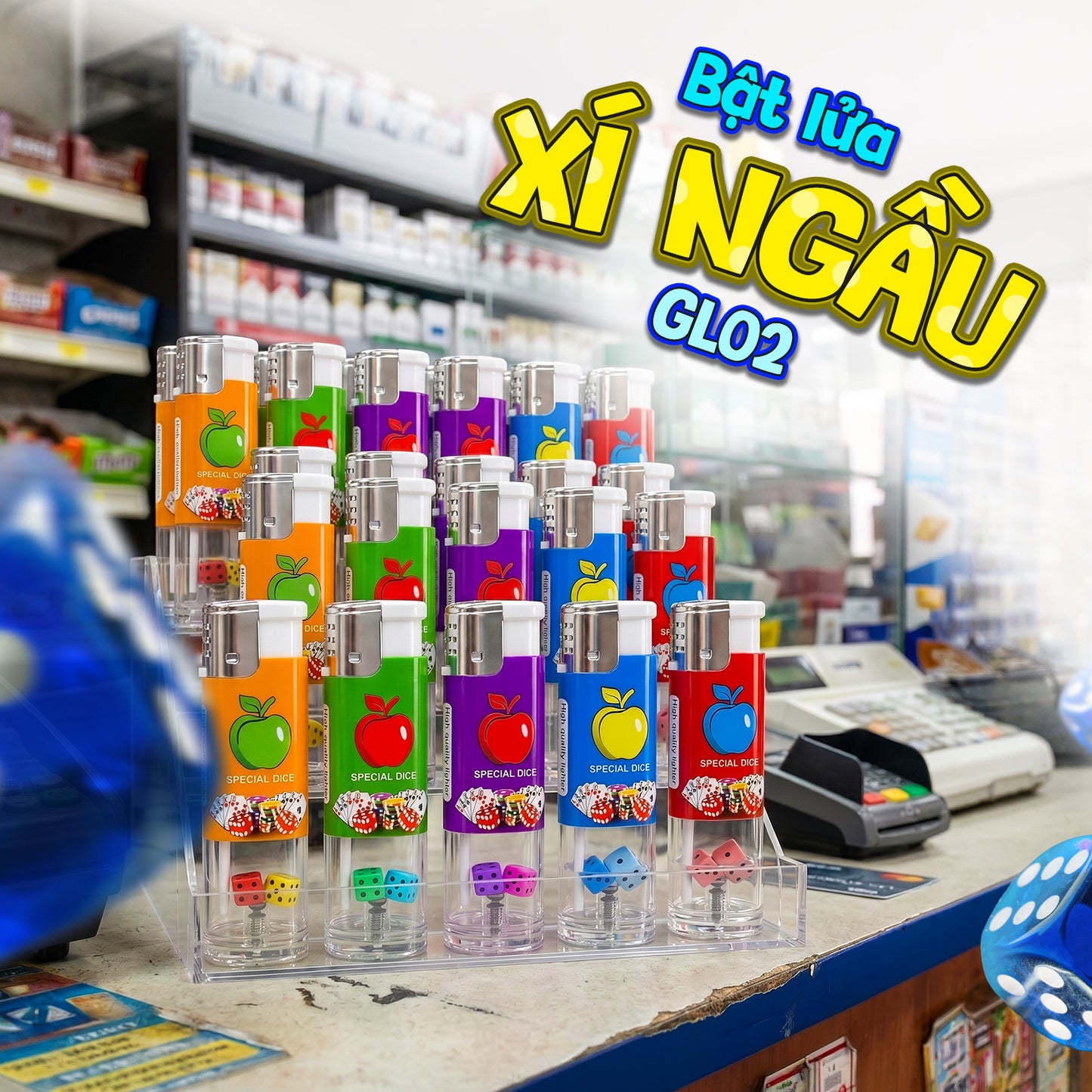 a. Bật lửa khò Xí Ngầu (tái sạc) GL02