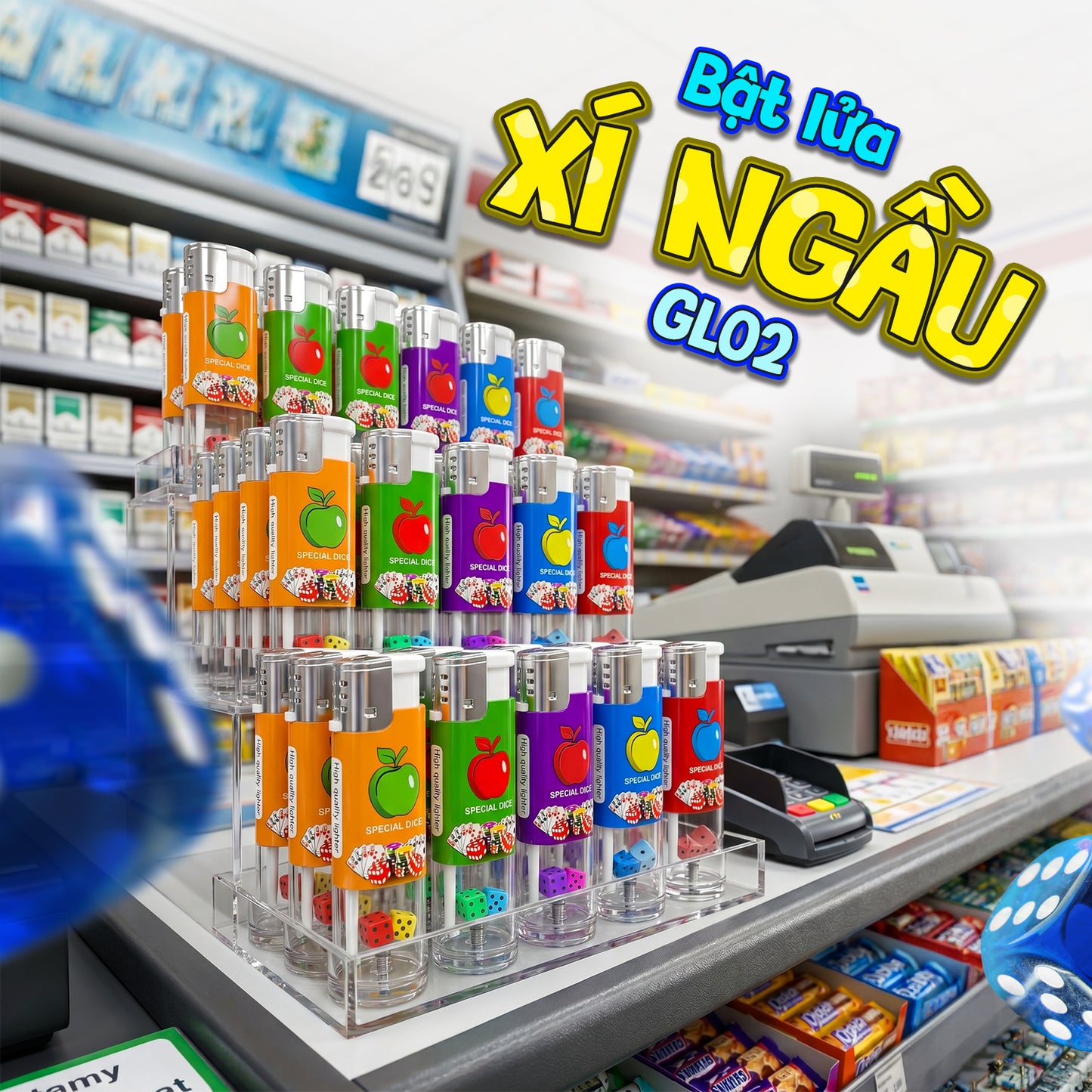 a. Bật lửa khò Xí Ngầu (tái sạc) GL02
