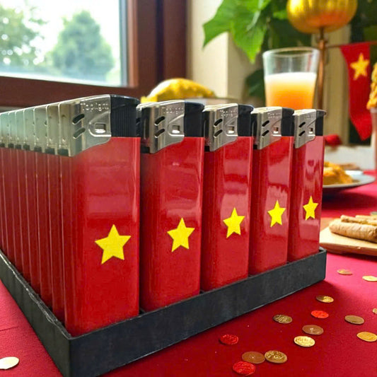 Bật lửa khò sao vàng - Thùng 1000 cái