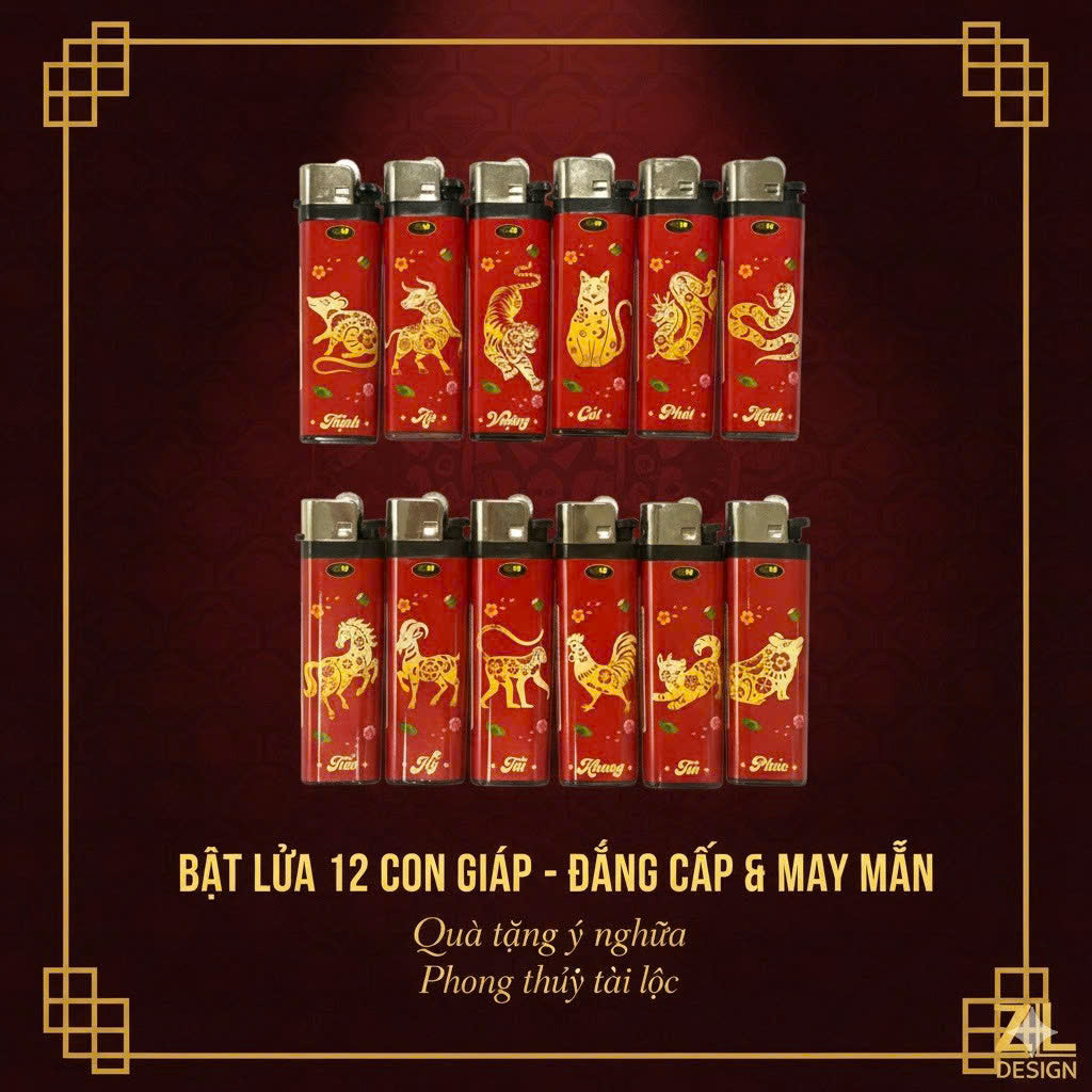 Bật lửa 12 con giáp